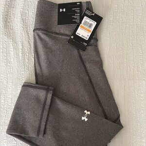 Under Armour Charcoal Compression Leggings with Black Detail